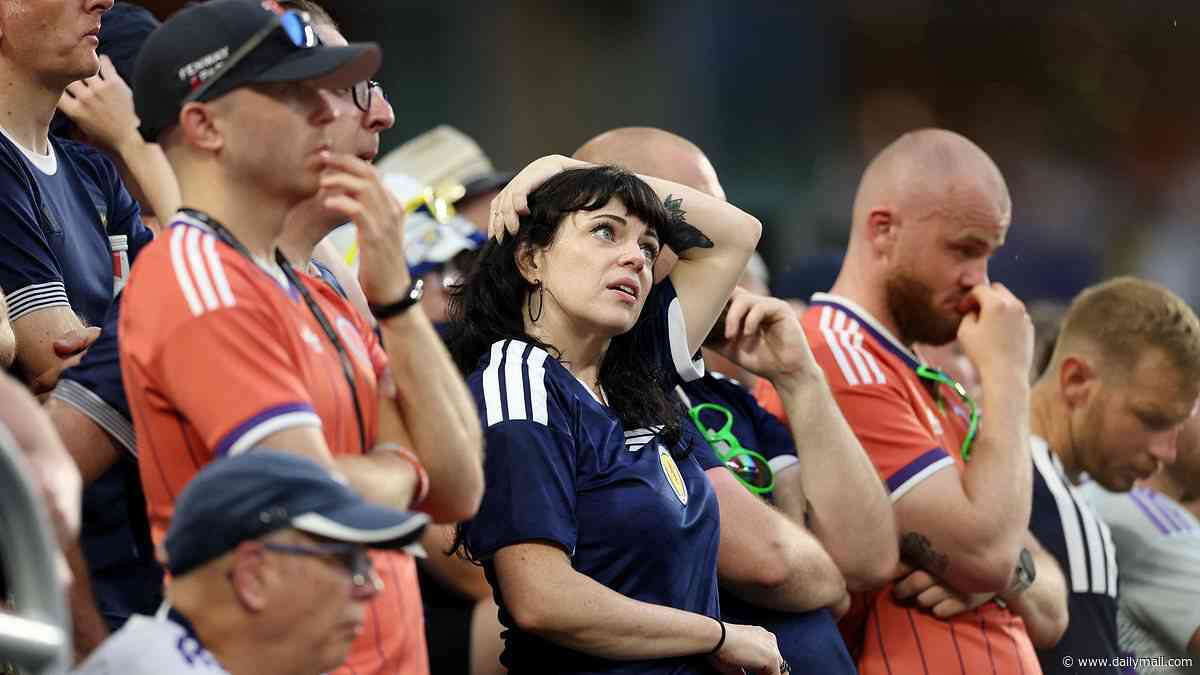 Agony for the Tartan Army: Scotland fans commiserate desperate World Cup defeat by Brazil - now, their US adventure hangs in the balance