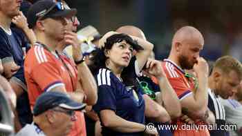 Agony for the Tartan Army: Scotland fans commiserate desperate World Cup defeat by Brazil - now, their US adventure hangs in the balance