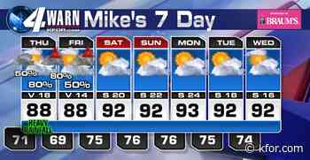 Severe Storms, Flooding Rainfall Possible tomorrow, Thursday