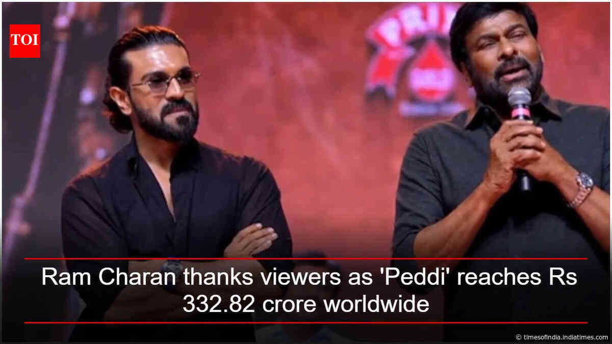 Ram Charan thanks viewers as 'Peddi' reaches Rs 332.82 cr