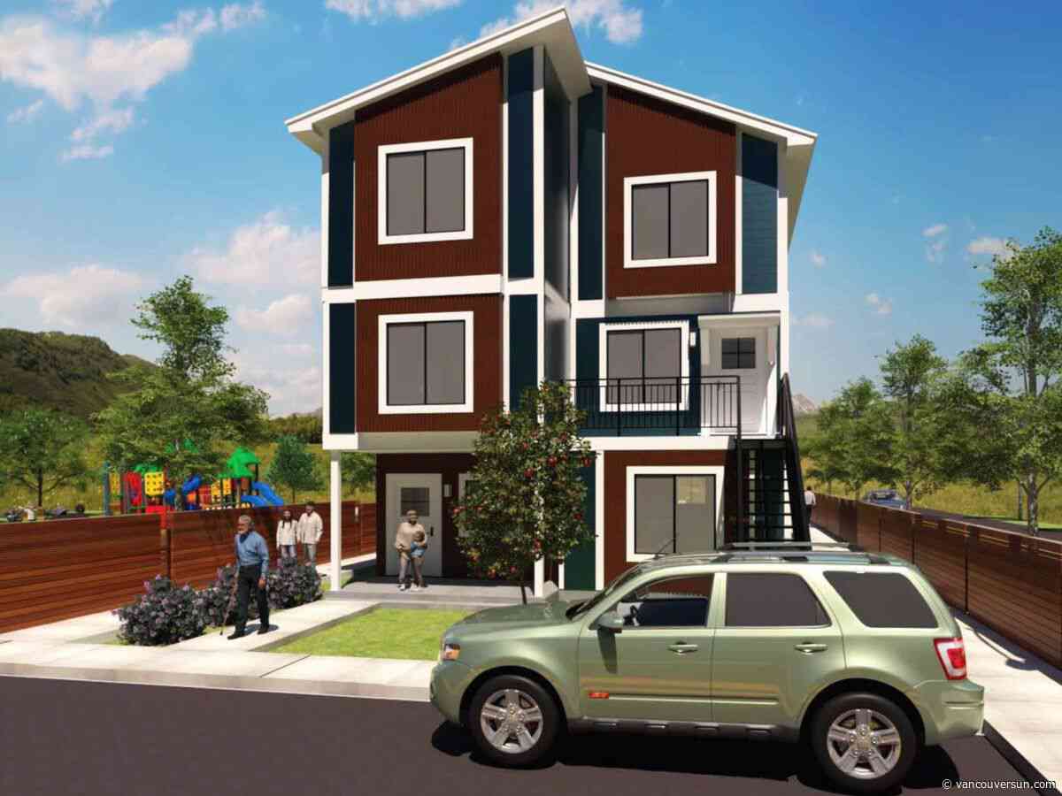 Pilot project hopes to speed construction of small apartments with B.C.-made modular components
