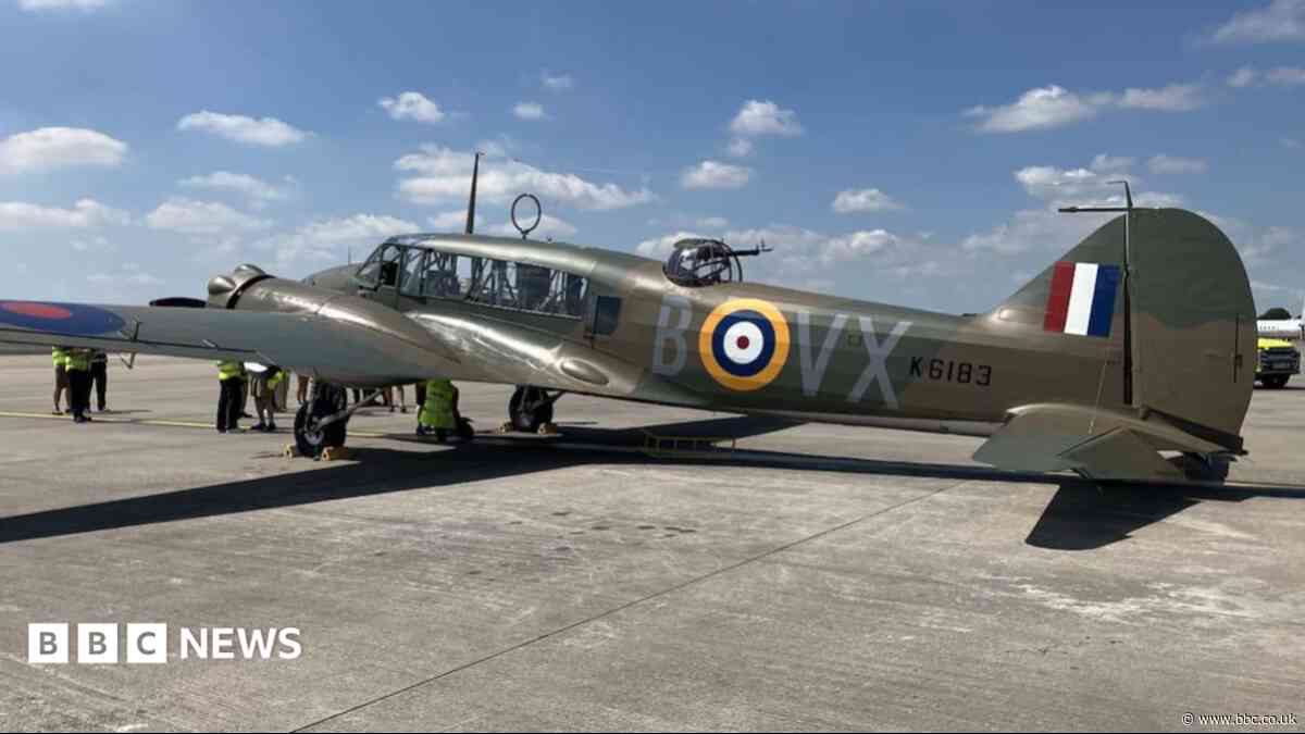 WW2 plane built at Yeadon returns to Yorkshire