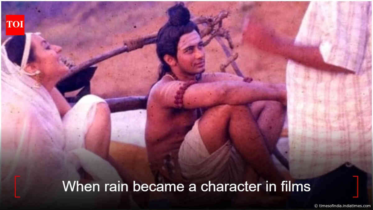 When rain became a character in films