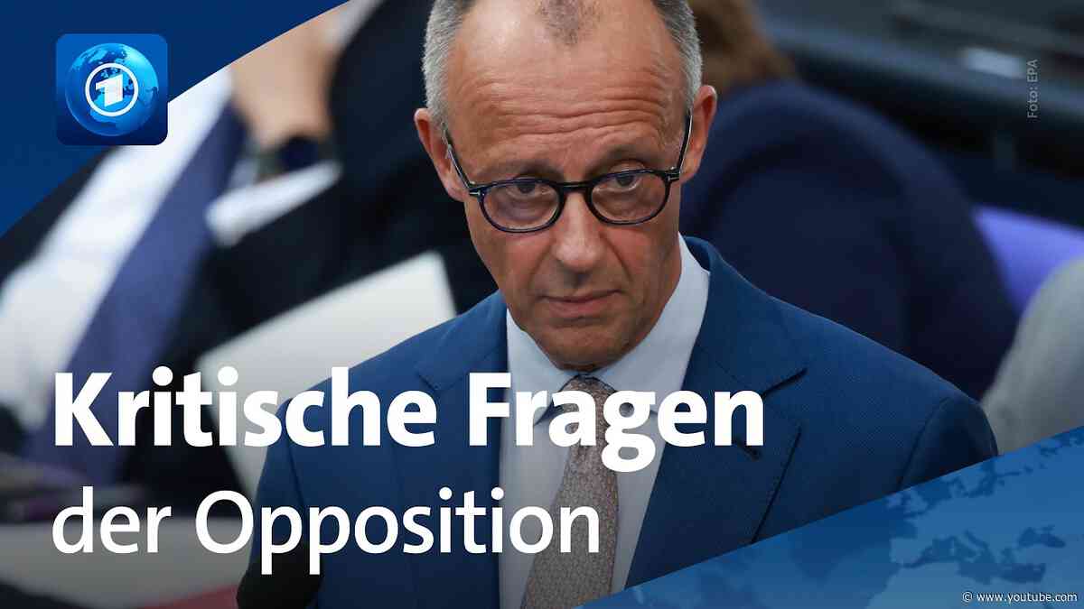 Merz im Fragenhagel: "Ist Ihre Regierung nicht bereits gescheitert?"