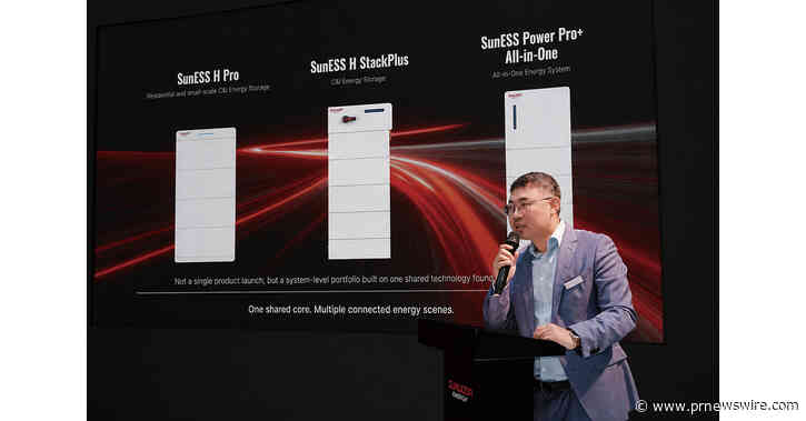 Sunwoda Energy запускает серию SunESS H и углубляет европейские партнерские отношения