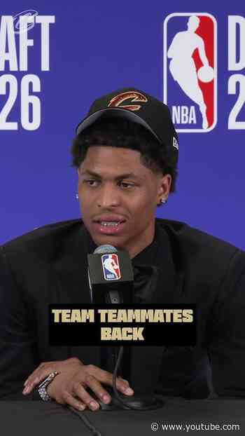 🗣️ You heard the man! #cavs #meleekthomas #nbadraft