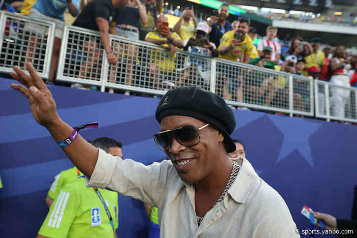 😂 His doing? Ronaldinho's blessing steals the show in Brazil match
