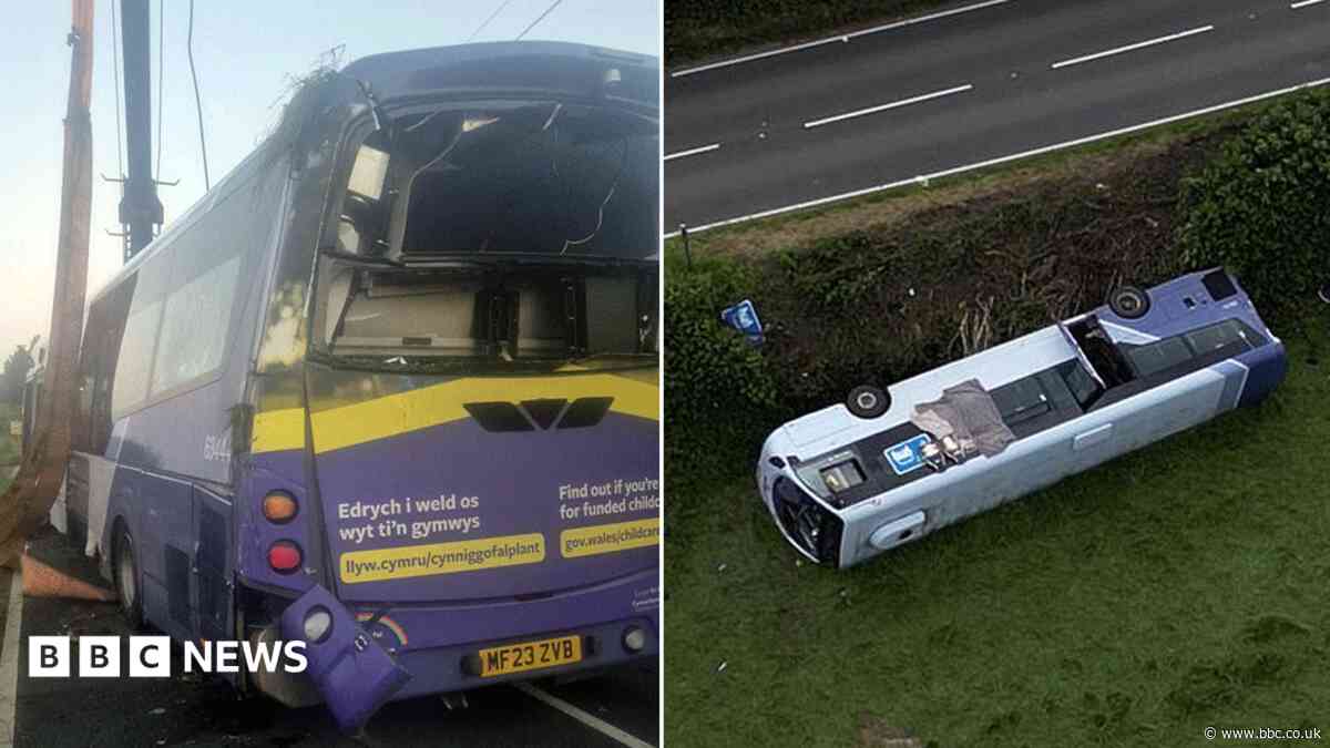 Bus crash rescuers who used van tools to free passengers say 'adrenaline kicked in'