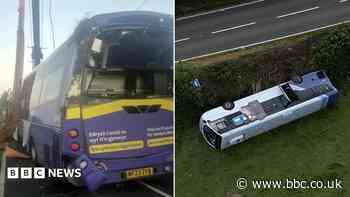 Bus crash rescuers who used van tools to free passengers say 'adrenaline kicked in'