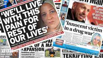 'Innocent drug war victim' and 'Bellamy on the brink'