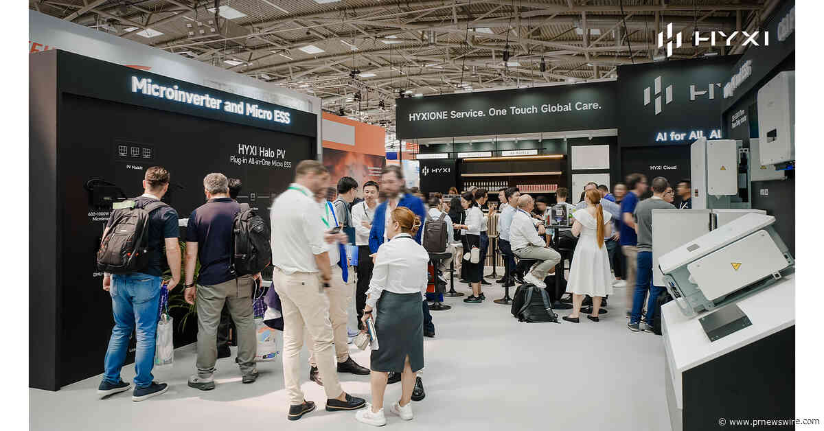 HYXI lance les systèmes de stockage d'énergie tout en un Aura et le système de stockage d'énergie compact Halo lors du salon Intersolar Europe 2026