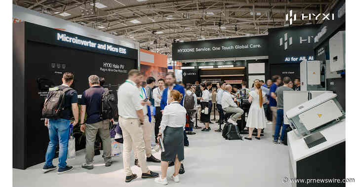 HYXI lance les systèmes de stockage d'énergie tout en un Aura et le système de stockage d'énergie compact Halo lors du salon Intersolar Europe 2026