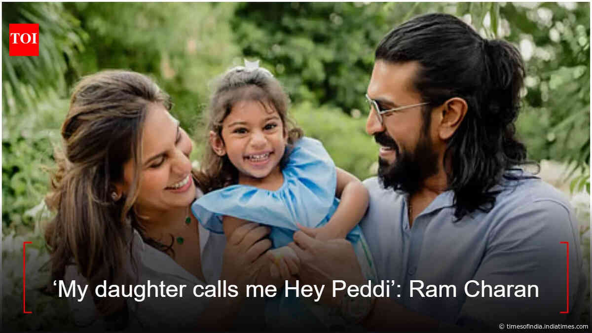 Ram Charan REVEALS his daughter calls him 'Hey Peddi'