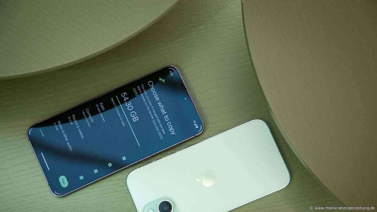 Mehr Daten drahtlos: Leichterer Umzug von iPhone auf Android