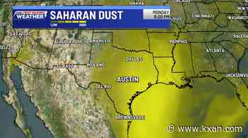 Thick layer of Saharan dust just days away