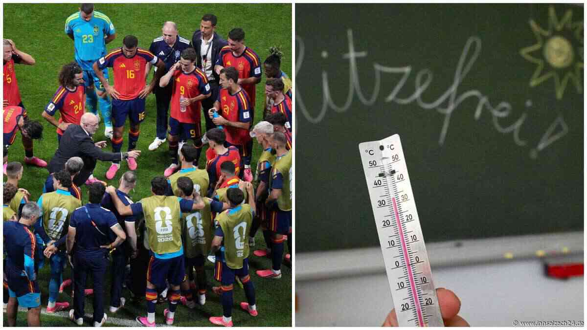 Hitzewelle im Landkreis Altötting: Warum sich manche Schulen die Fußball-WM zum Vorbild nehmen