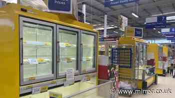 Tesco, Sainsbury's and M&S hit with empty shelves as  'extreme' heatwave sparks chaos