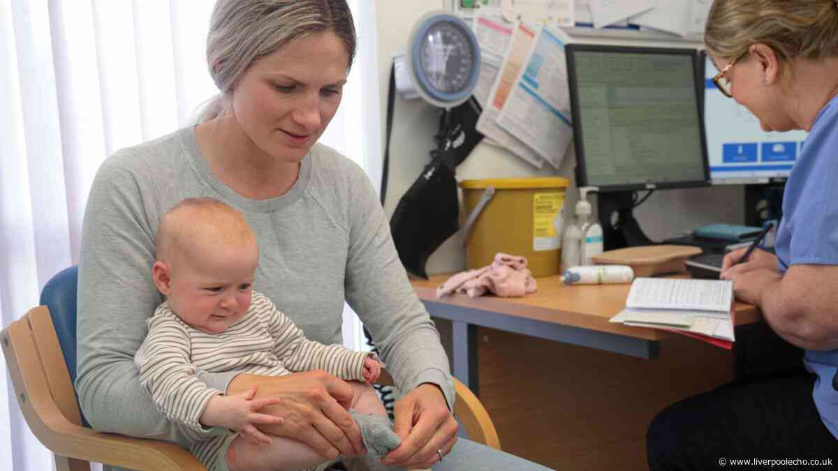 Merseyside areas with lowest vaccination rates outside London