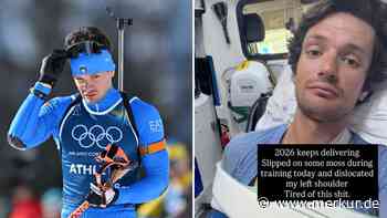 Biathlon-Star veröffentlicht erschreckendes Bild aus Krankenwagen