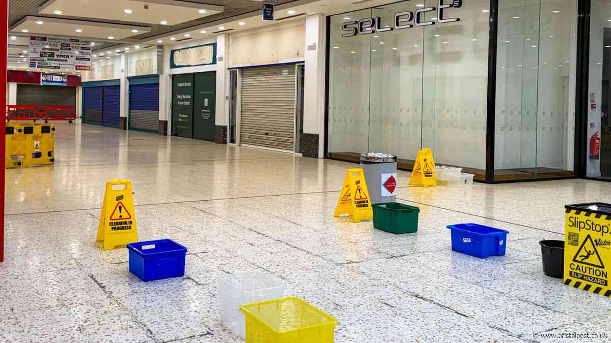 South Bristol shopping centre boarded up to stop 'armed break-ins'