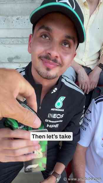 POV: When your seat gets upgraded at the Barcelona-Catalunya GP 🤩 #f1 #mercedesf1 #formula1