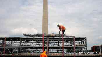 As America’s birthday approaches, its front yard is a construction zone