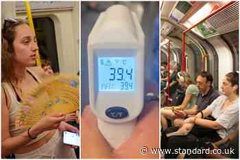 How hot on the Tube? 'Hellish' temperatures on London Underground revealed as passengers suffer in heatwave