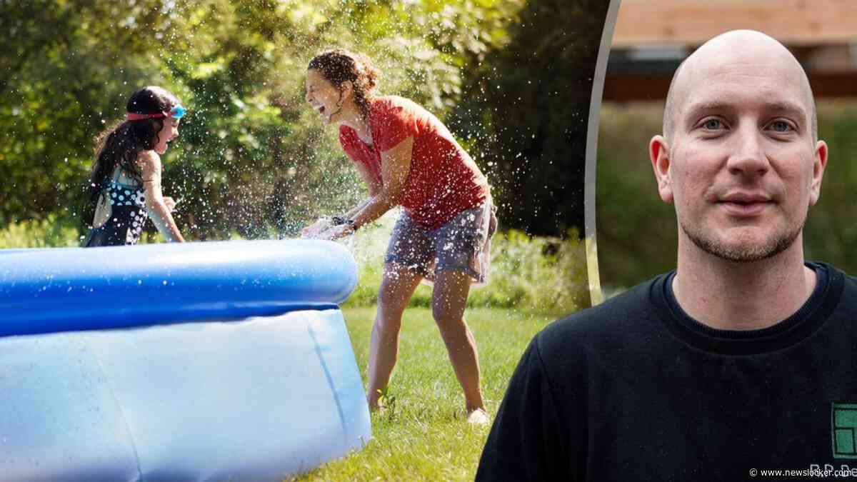 Zo bescherm je jouw gazon tegen de hitte en schade door het zwembadje