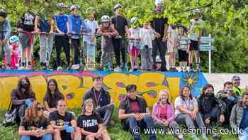 Mumbles skatepark gets colourful new look as police get involved
