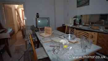Abandoned town still has furniture in homes after 20,000 residents left overnight
