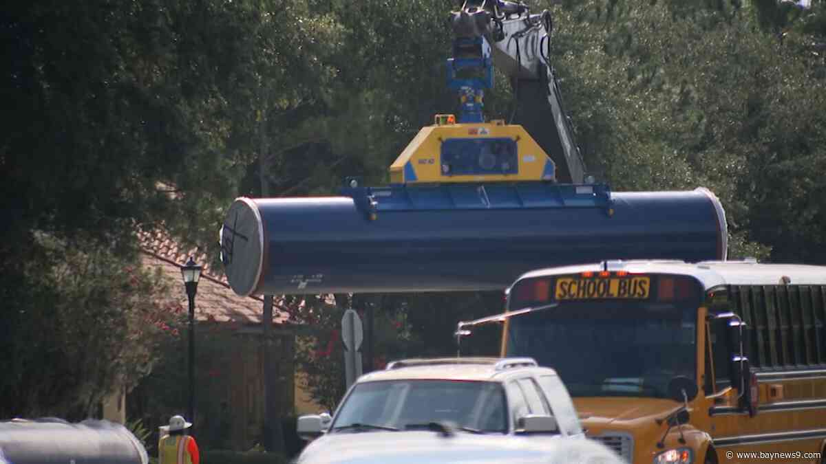 South Hillsborough Pipeline work affects Riverview roads and businesses