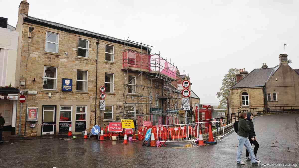 Northumberland chimney repairs set to begin one year after collapse