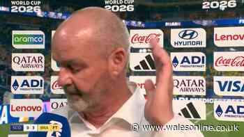 Steve Clarke walks out of World Cup interview as BBC forced to act