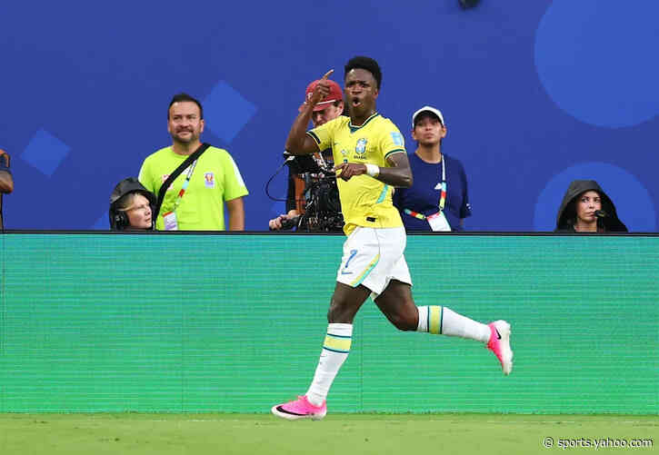 Vinicius Jr. reveals Ancelotti promise after Brazil beat Scotland: ‘He owes me a present’