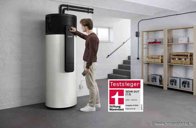 Warmwasser-Wärmepumpe von Stiebel Eltron ist Testsieger und Preistipp / "SEHR GUT" für die WWK-I 300 Plus