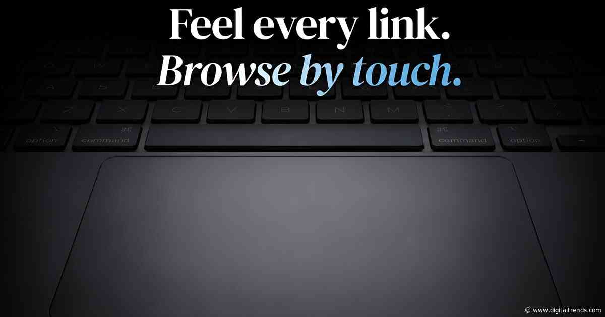 A clever Mac app lets you feel vibrations through the trackpad when you click a link or button
