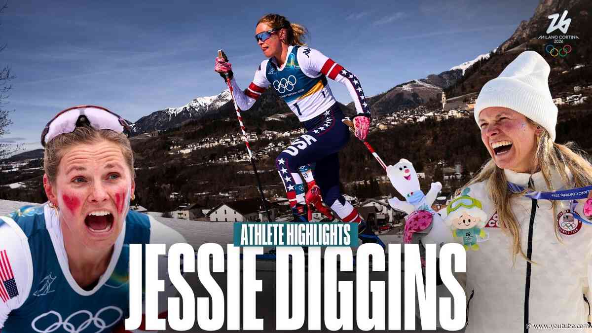 Here Comes Diggins One More Time! 🇺🇸🥉 Jessie Diggins at #MilanoCortina2026 | Athlete Highlights