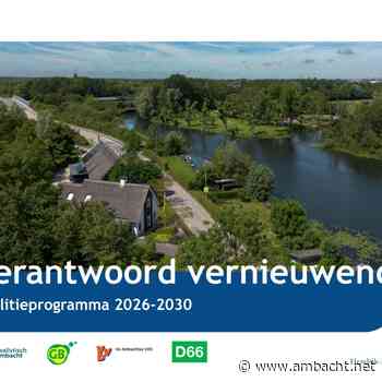 Ambachtse coalitie kiest voor een ‘verantwoord vernieuwende’ koers