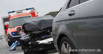 A70 bei Scheßlitz: Heftiger Auffahrunfall mit einer Verletzten