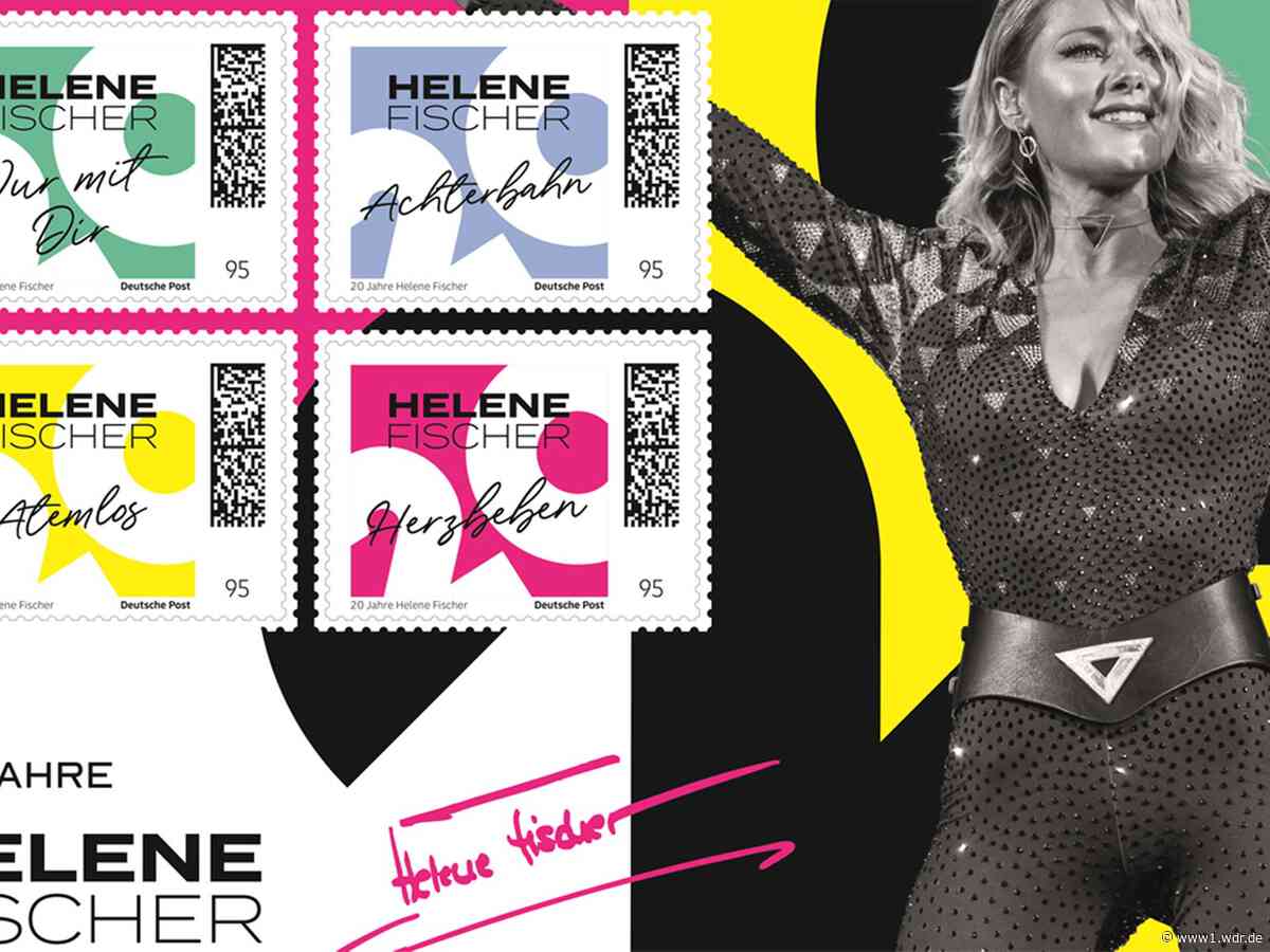 DHL ehrt Helene Fischer mit Briefmarken-Sonderedition