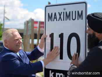 Up to 110 km/h: Ontario to hike highway speed limits