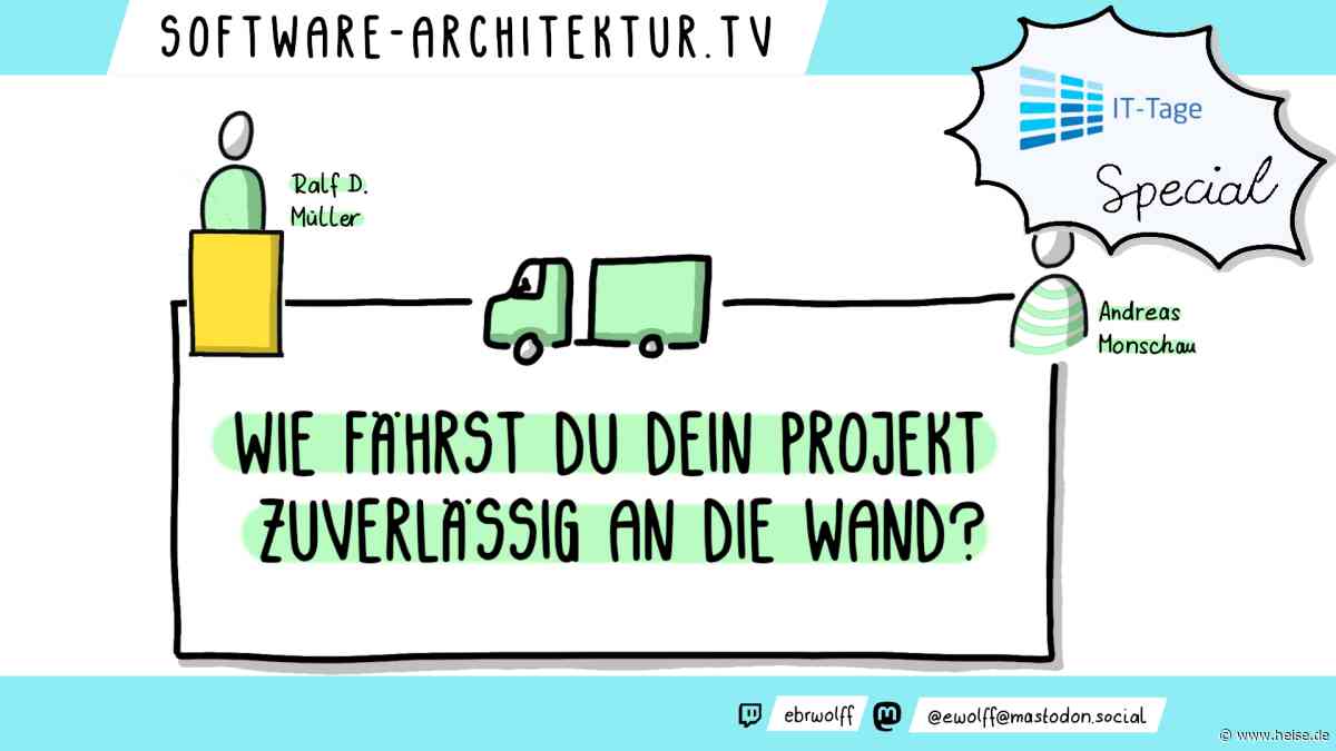 software-architektur.tv: Wie fährst du dein Projekt zuverlässig an die Wand?