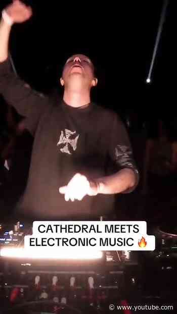 Cathedral meets electronic music 🔥🙌