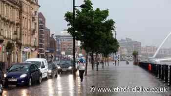 Met Office issues yellow warning for thunderstorms in North East