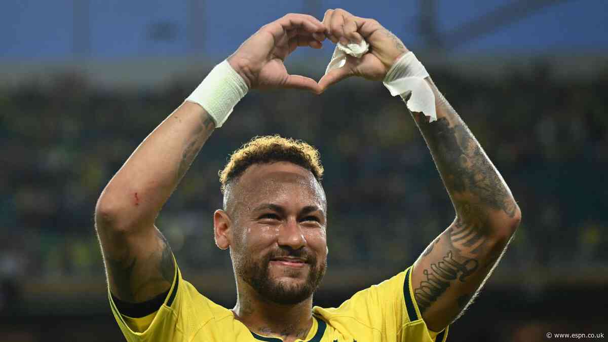 Neymar 'really nervous' before Brazil return