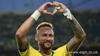 Neymar 'really nervous' before Brazil return