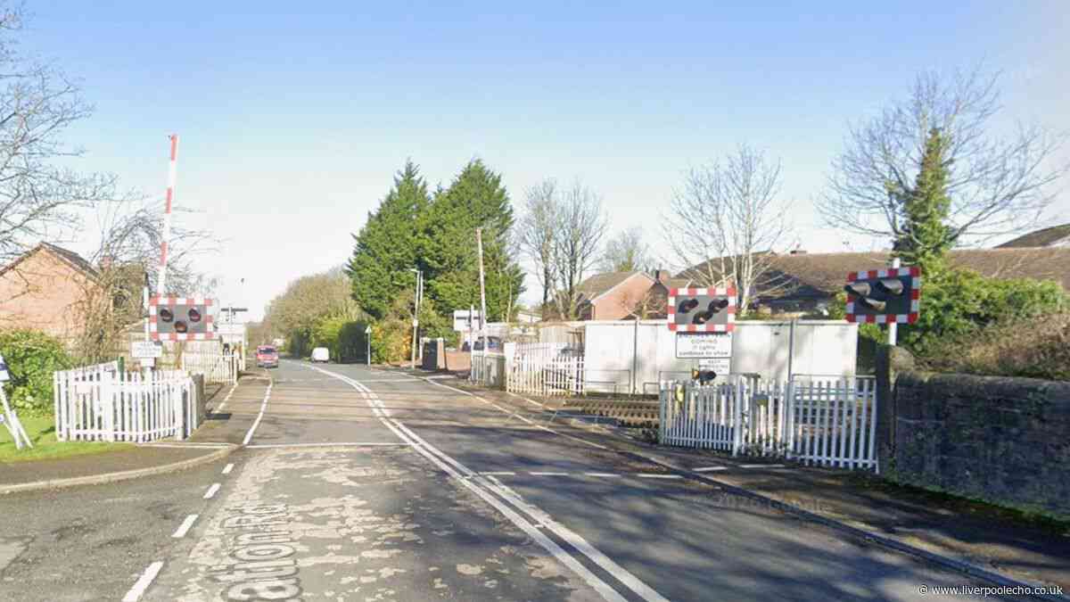 Person dies and child fighting for life after train hits car in Lancashire
