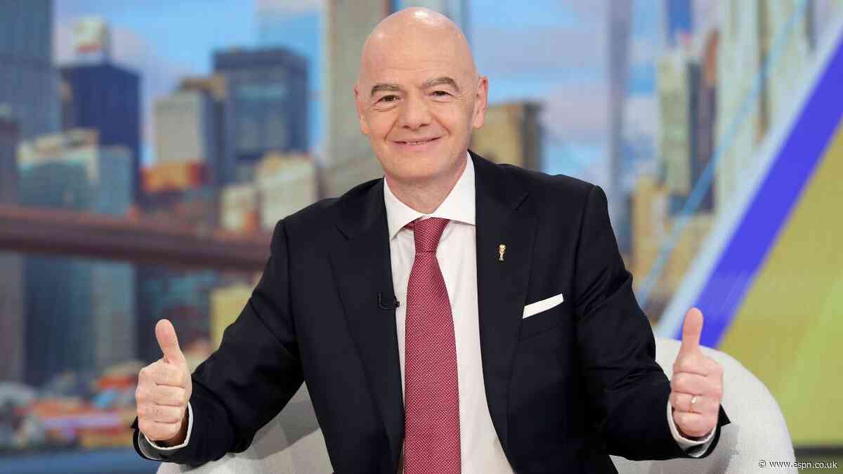 Where has Infantino been? FIFA president clocks up...