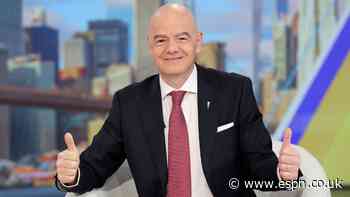 Where has Infantino been? FIFA president clocks up...