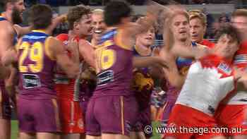 Tempers flare between reigning champs and Sydney